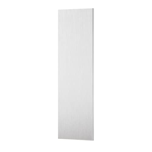 Image of 4 Pack 6061 Aluminum Sheet Metal 3x12x1 /8 Inch Flat Plain Thin Aluminum Plate Covered with Protective Film, Finely Polished and Deburred, Aluminum Metal Plate for Crafting, lndustry