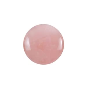 Quartz rose naturel rond de 4.75 carats pour bijoux personnalisés du quotidien