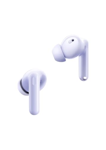 Image of Lynacz Original T310 Earbuds Compatible with Realme, C53 / C55 / C67 with Hybrid Noise Cancellation, Immersive Listening Experience, 40 Hours Playback (Purple)
