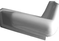 Multinautic White PVC Corner Bumper