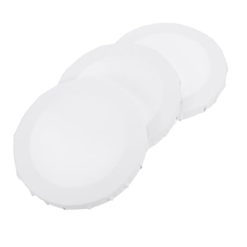 VILLCASE 3pcs Round DIY Painting Boards Mini Blank Canvas Panels for Oil Art for Students Hobbyists for Indoor Outdoor Use Easy to Carry Store