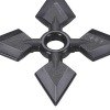 Ninja Stars 4pc Juego Artes Marciales Negro Polipropileno Plástico Contacto Completo