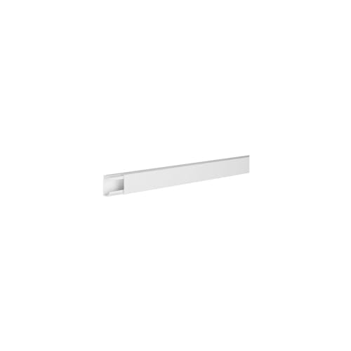 Goulotte de câble blanc 30x30 passe fil mural rigide pvc 2m