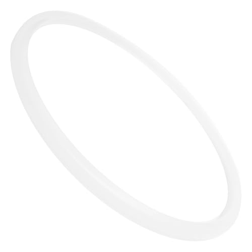 Aramox Pressure Cooker Sealing Ring, Food Grade Silicone Pressure Cooker Gaskets 5 Pack Clear Replacement O Ring for Stainless Steel, Easy Clean for Home Cooking (20cm inner diameter (common to miniatura 5