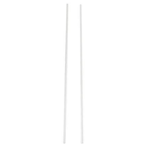 HUIOP Tige Linéaire de Rail de Cylindre en Acier Inoxydable, 2 Pièces 8 Mm Diamètre et Longueur 600 Mm, Surface Lisse pour équipement Haute Précision, But