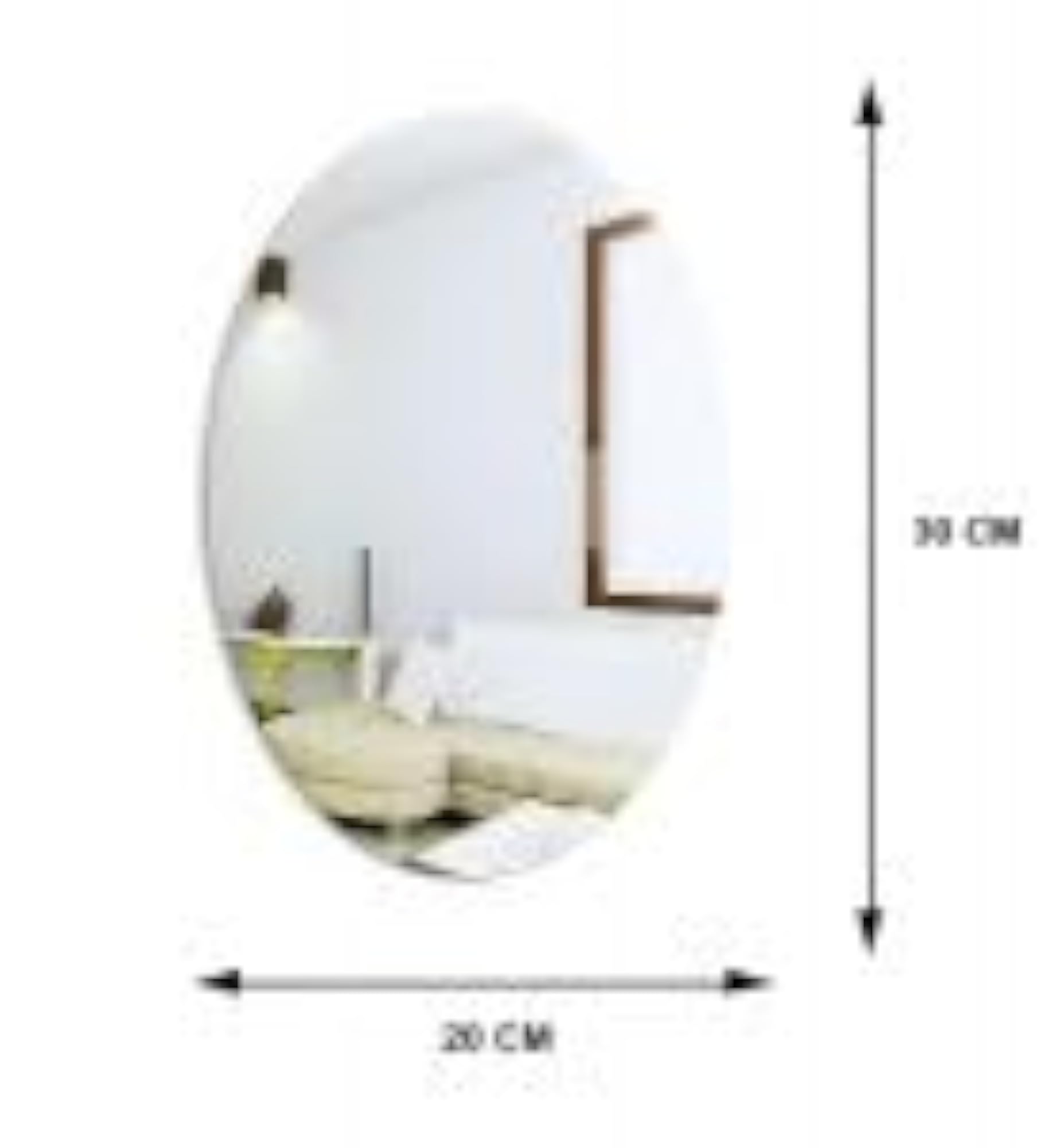 Adhesive Mirror Sticker for Wall Decor