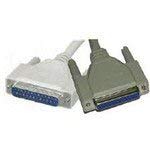45-393, Cable Assembly Modem 1.828m 28AWG D-Sub to D-Sub 25 to 25 POS M-F (2 Items)