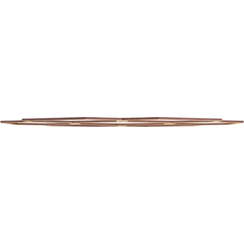 Image of Ekena Millwork 30 inchOD x 10 1 /2 inchID x 3 /8 inchT Florin Wood Fretwork Pierced Ceiling Medallion, Red Oak