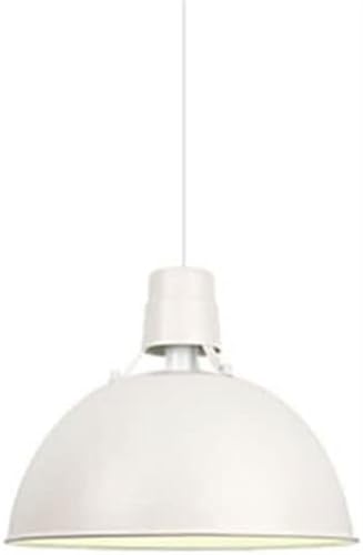 Suspension moderne minimaliste lustre fer forgé dôme noir salon 40cm