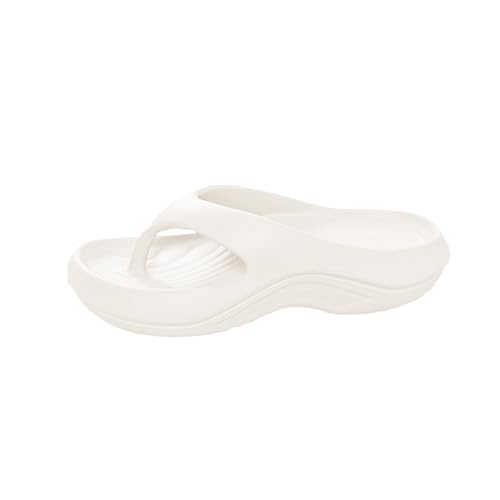 Flip Flops with Arch Support for Women,Pillow Slides for Women Orthopedic Sandals Pressure Relief Water Friendly Shock Absorption Pillow Soft Slippers Summer Beach Travel Outdoor Bathroom Slipper