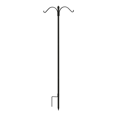 Panacea 84690 Double Shepherd's Hook Kit, Black, 7'