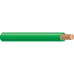 Green 4 Gauge THHN 19-Stranded Copper Building Wire (100ft Cut)