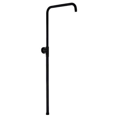 JOHO Barre de douche en acier inoxydable, Colonne de douche avec Support mural réglable compatible avec les trous de perçage existants, Réglable 69–111...