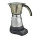 BC Classics BC-90264 6-Cup Electric Coffee Maker, Clear and Silver