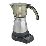 BC-90264 6-Cup Electric Coffee Maker, Clear and Silver - Image 2