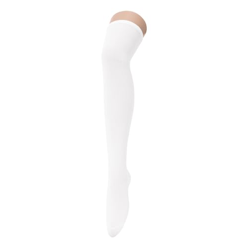 Image of Century Star 3 Pairs Thigh High Socks for Women Over the Knee High Socks Triple Stripe Long Stockings Thigh Highs Leg Warmer