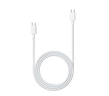 Original 200 watt Flash Charging C to C Cable Compatible with Vivo V27 Pro,V25 5G,V25 Pro, V23 5G, V23e 5G, V23 Pro 5G,V21 Pro,iqoo Neo 7,7 Pro,9 Pro,iqoo 11 5G,iqoo 12 5G (120W Cable White (run3)