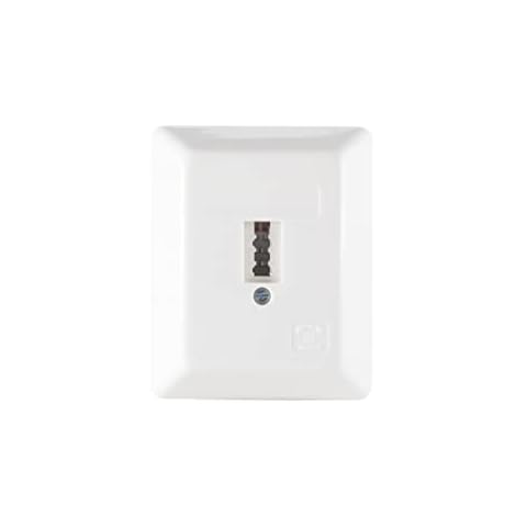 Kabelbude.eu Telefon-Anschlußdose TAE U, Universal für F + N, Aufputz Weiß Cover