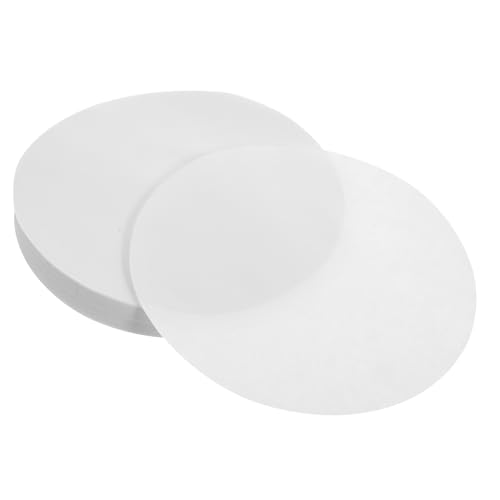 Garneck 100 Pcs 18cm Qualitative Paper Medium Flow Rate Lab Filters for Water/Aquarium/Dishwasher Use