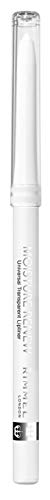 Rimmel Moisture Renew Lip Liner - Clear Lip Liner with Shea Butter for Invisible Lip Color Protection that Nourishes Lips - Transparent, .04oz