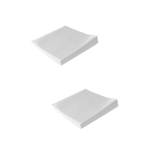 NAMOARLY 1000 Sheets Weighing Paper Weigh Paper Non-Absorbent Paper Scale Paper Weight Paper for Samples Transfer Size Balanced Paper Laboratory Sample Weighted Paper Non- Stick Paper White