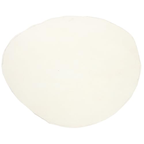 Homoyoyo Parche Redondo de Material Natural Beige para Djembé y Bongó, Accesorio Musical Elasticidad Preservada Adecuado para Conciertos y Ensayos