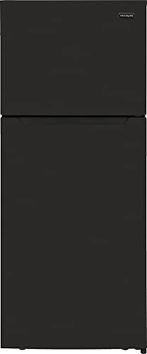 Frigidaire FFHT1822UB 18 cu. ft. Refrigerator with Spacious Interior Storage, Humidity Controlled Crispers to keep produce fresh for longer, Bright LED Lighting, Energy Star Certified, in Black