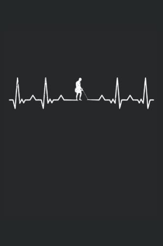 Investigacion: Detector de metales Heartbeat Sondler |Cuaderno DIN A5 6x9 pulgadas |Planner Diary Writing Folleto |120 páginas |Lubricación punteada