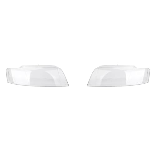 Coque phare avant pour Audi A4 B6 2003-2005 - Paire de lentilles de remplacement en verre