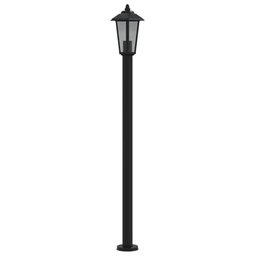 Lampes d'extérieur acier inoxydable 120 cm bornes haut de gamme avec diffuseur E27 - 5