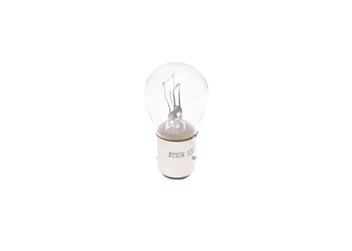 Bosch P21/5W Ampoules de Phare Halogène de Jour Longue Durée, 12 V 60/55 W, Longue Durée de Vie - Culot BAY15d - Pack de 2 Ampoules de Rechange pour Voiture