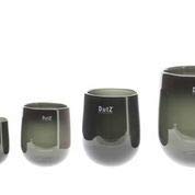 Dutz Barrel Smoke | Deko Glas Vase | Smoke| mundgeblasen| H 32 D 27 cm |...