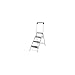 Little Giant Ladder Systems 10410BA Safety Step Ladder Four Step with Bar, 2 x 11-Inch