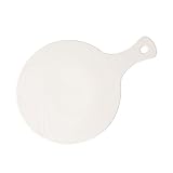 Cabilock Plato Para Pizza De Cerámica Bandeja Para Hornear Apto Para Microondas y Lavavajillas
