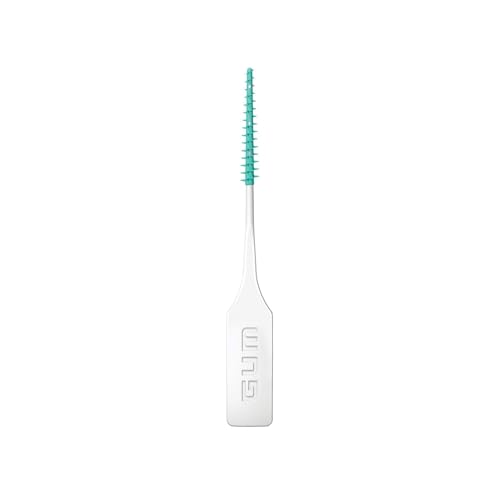GUM Soft-Picks Comfort Flex, Easy to Use Dental Picks for Teeth Cleaning Health, Disposable Interdental Brushes with Convenient Carry Case, Dentist Recommended Dental Picks, Mint, 80 Count