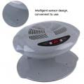Asciuga Unghie Ad Aria con Sensore Automatico 2 in 1 Asciuga Smalto per Unghie con Soffiatore a Freddo e Caldo per Casa e Salone (Grigio)