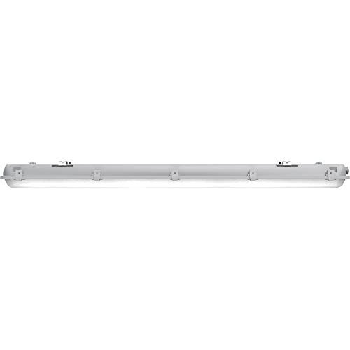 Image of Lithonia Lighting Vapor Tight LED Strip Light, Waterproof LED Lights for Garage, Workshop or Freezer, 4ft LED Strip, 5000 Lumens, 4000K Cool White, MVOLT, Dimmable, 4-Foot