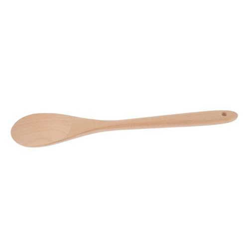 LOORGVEL ?木無塗装ロングハンドル調理スプーン 耐摩耗性軽量ミキシングスプーン ホームレストラン用食材かき混ぜに 木製湯匙ご飯用