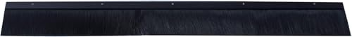 Door Brush Sweep - Door Sweep for Bottom of Door, Black Screen Door Sweeps for Exterior Doors, Brush Door Seal - 2" Brush x 56" Long