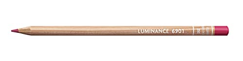 Image of CARAN DACHE LUMINANCE 6901 THE MOST LIGHTFAST PERMANENT COLOUR PENCIL EVER DESIGNED FOR PROFESSIONAL ARTIST (PURPLISH RED)