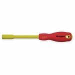 Westward 1YXL1 Insulated Nut Driver, Hollow, 5/16 In by WestWard Tools