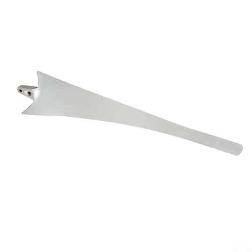 Drivstraw Cuchillas de repuesto para turbina eólica de 580 mm, material FRP, diseño ligero de larga duración para kits de generadores de viento pequeños, color blanco, par de arranque bajo, clima