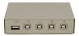 PC to 1 Printer 4 Port Manual USB2.0 Switch Box