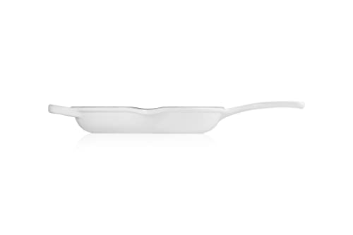 Le Creuset Enameled Cast Iron Signature Iron Handle Skillet, 9", White