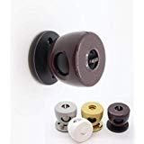 UnaBaby - Bronze Door Knob Safety Cover - Choose 1 of 4 Colors Available - Beautifully Designed To Blend With Doorknob Color - 4 Pack (All Brown) - Child Proof Doors - Toddler and Baby Safety