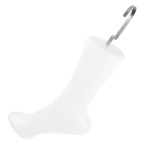 MUCKLILY Female Foot Model for Sock Display Sturdy Plastic Sock Mannequin Foot Stand