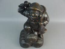 Amazon.co.jp: 骨董・茶道具古い 備前焼 古備前大黒天 odp072m 大黒様
