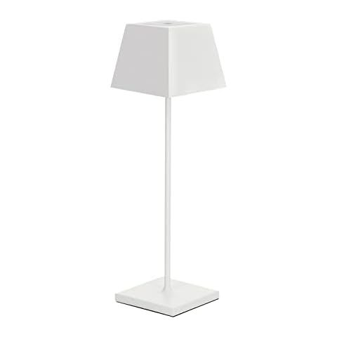 Lámpara de mesa portátil blanca cuadrada Led SMD Cover