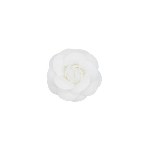 Image of Camellia Hair Clip and Brooch Pin for Women Dainty Flower Broochs Lapel Pins Designer Inspired Camellia Peony Rose Brooches Flower DIY Clothing Shoes Hats Accessories Wedding Party Dance Banquet Dress Suit Ceremony Jewelry Accessories