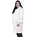 Desco 73626 Statshield ESD Smock, Lab Coat with Snaps, White, Size 3XL